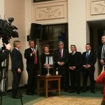 חנוכה בבית נשיאת ליטא